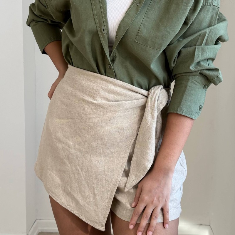 شلوارک لینن