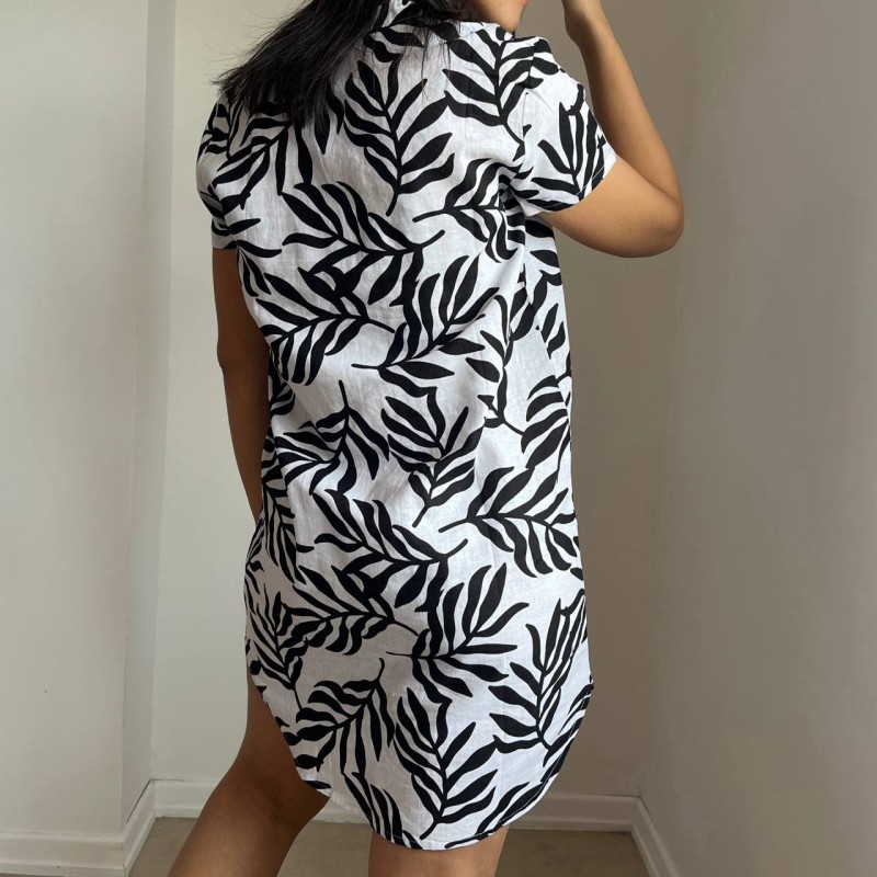 پیراهن لینن کد 2789