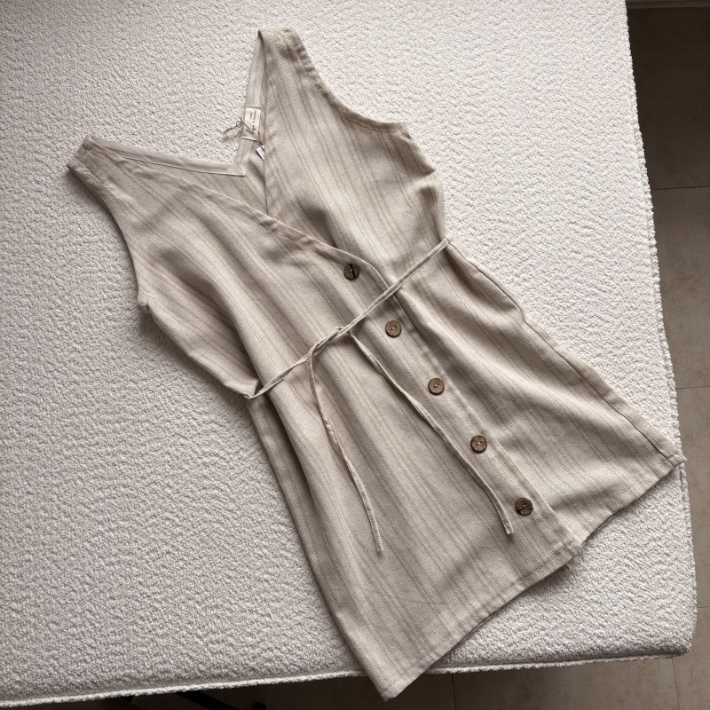 پیراهن لینن کد 3803