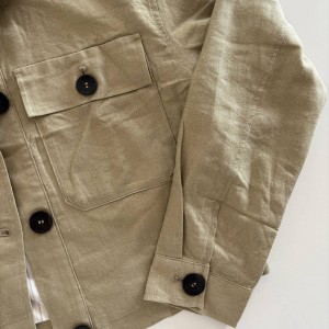 کراپ کت لینن