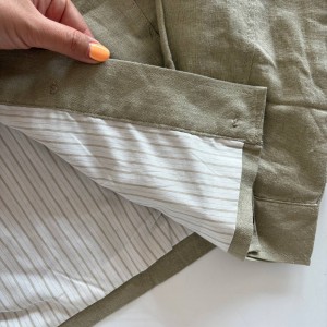 کراپ کت لینن