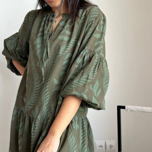 پیراهن لینن کد 3354