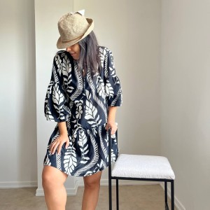 پیراهن لینن کد 3354