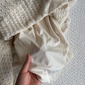 پیراهن بلند قلاب بافی