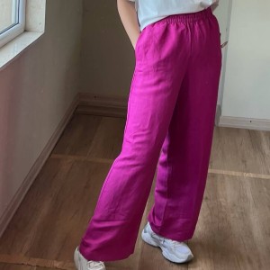 شلوار لینن کد 6903