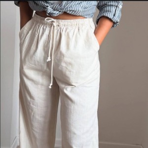 شلوار لینن کد 8580