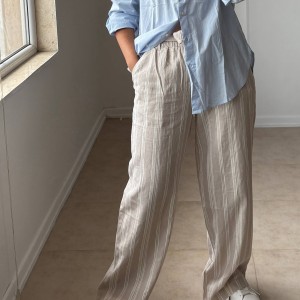 شلوار لینن کد 8618