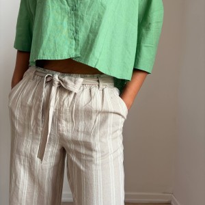 شلوار لینن کد 8618