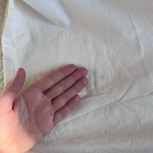 شومیز کتان سفید-شیری