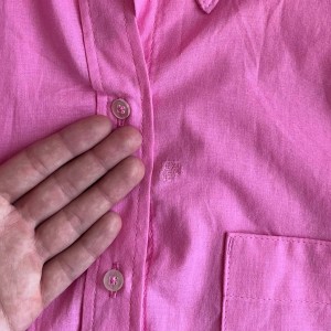 شومیز لینن صورتی