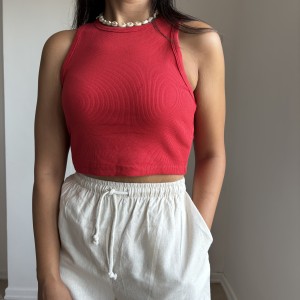 کراپ تاپ کبریتی H&M