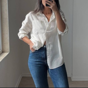 شومیز لینن سفید