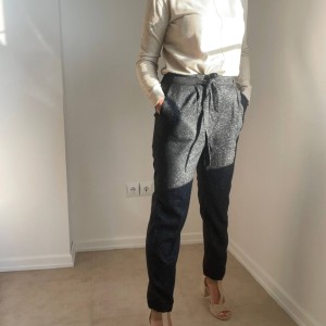 شلوار لمه مشکی