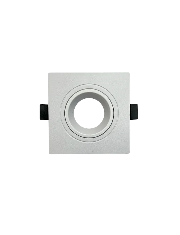 قاب هالوژن تکی مربع سفید