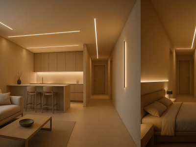 لاین نوری برای نورپردازی چه فضاهایی مناسب است؟