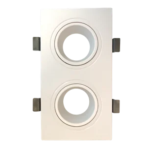 قاب هالوژن دوتایی سفید