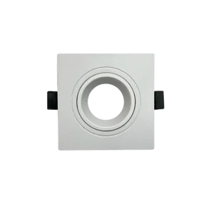 قاب هالوژن تکی مربع سفید