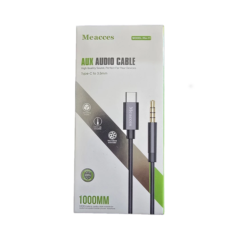 کابل تبدیل AUX به USB-C مکسس مدل Ma-11 طول 1متر