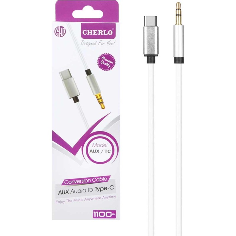 کابل تبدیل Type-C به AUX چرلو ۱متر