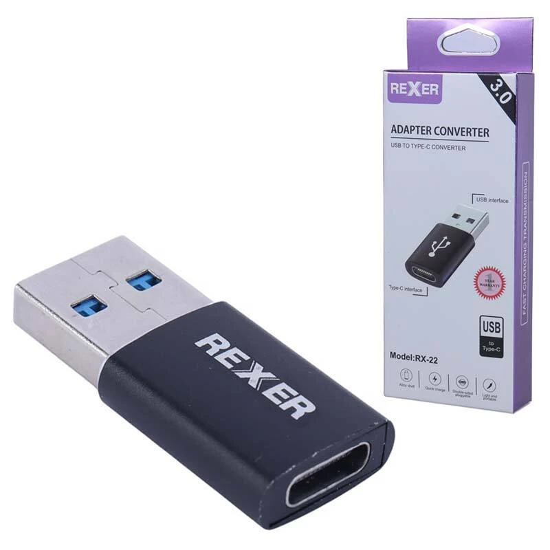 تبدیل Type-C به USB برندREXER مدل RX-22