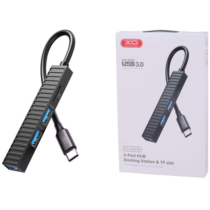 هاب 4 پورت Type-C ایکس او XO-HUB014B