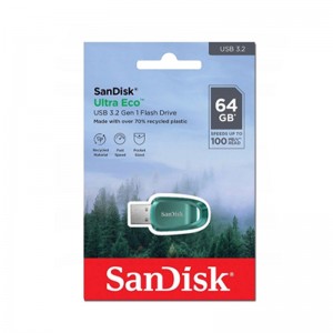 فلش 64 گیگ سن دیسک Sandisk Ultra Eco USB3.2