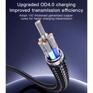 کابل تایپ سی فست شارژ 18 وات یسیدو CA129 طول 1.2 متر