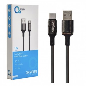 کابل تایپ سی (Type-C) اکسیژن (OXYGEN) طول 1.2 متر مدل LX-18