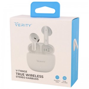 هندزفری بلوتوث دو تایی Verity V-T100GE TWS