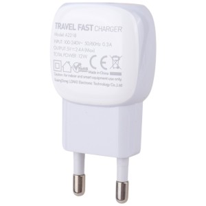 شارژر دیواری 12 وات الدینیو A2218 QC 2.4A + کابل میکرو یو اس بی