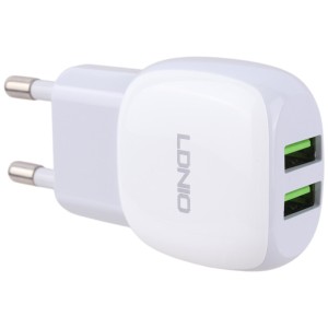 شارژر دیواری 12 وات الدینیو A2218 QC 2.4A + کابل میکرو یو اس بی