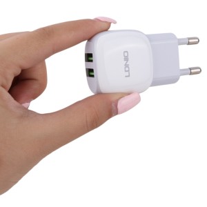 شارژر دیواری 12 وات الدینیو A2218 QC 2.4A + کابل میکرو یو اس بی