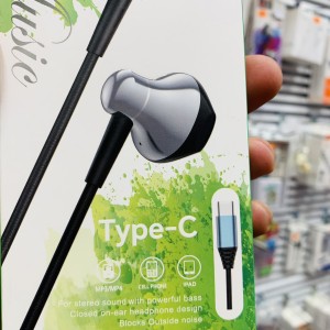 هندزفری سیمی (تایپ سی) kingdko type-c