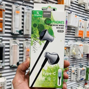 هندزفری سیمی (تایپ سی) kingdko type-c