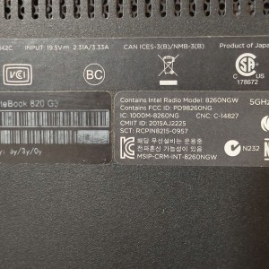 لپتاپ HP probook G3 820 استوک (ساخت ژاپن)