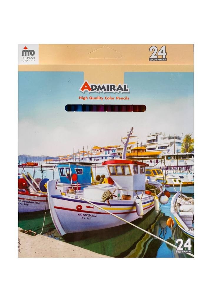 مداد رنگی ۲۴ رنگ ادمیرال