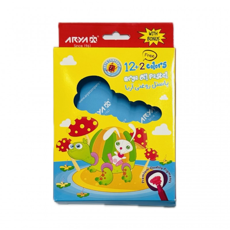 مدادشمعی _پاستل ۱۲رنگ