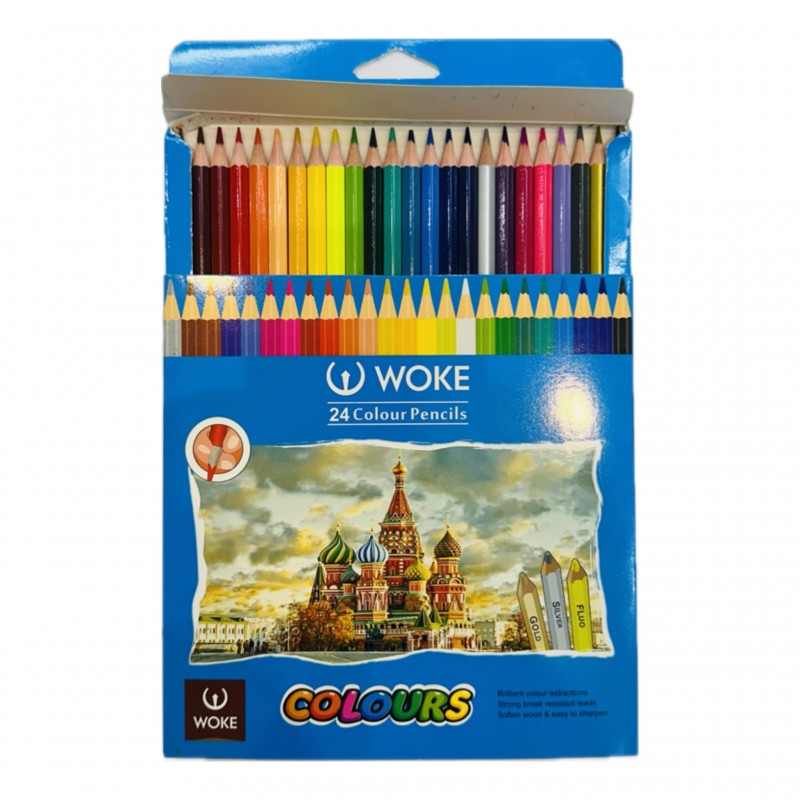 مدادرنگی ووک ۲۴رنگ مقوایی