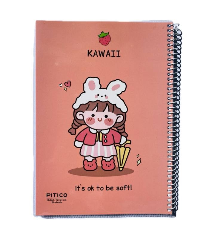 دفتر ۸۰برگ فنری مجلد پیتیکو کد 364