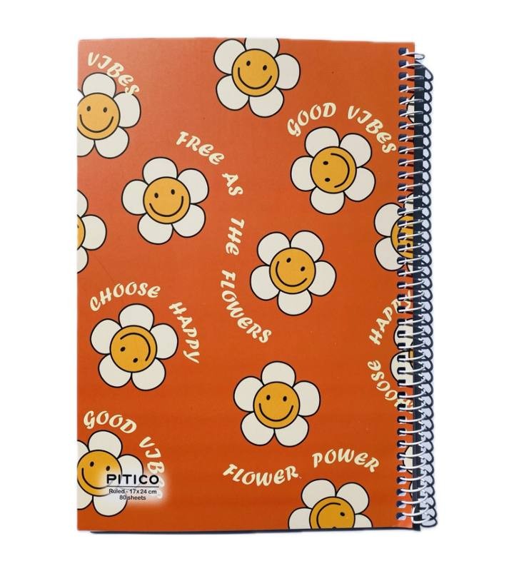 دفتر فنری ۸۰برگ پیتیکو