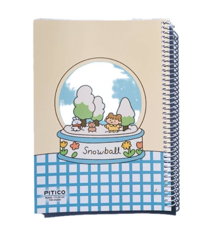 دفتر ۱۰۰برگ فنری پیتیکو کد ۳۳۵