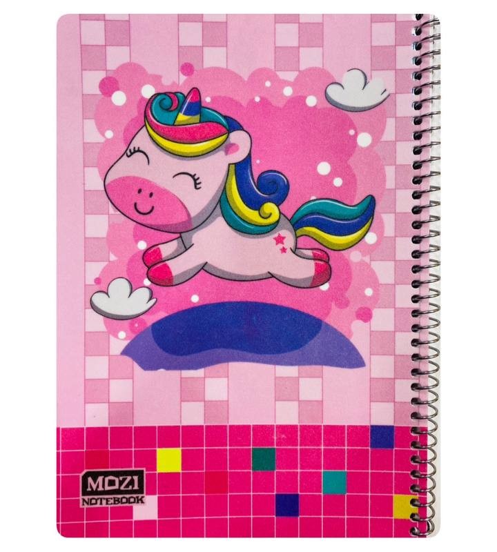 دفتر شطرنجی موزی ۵۰برگ فنری