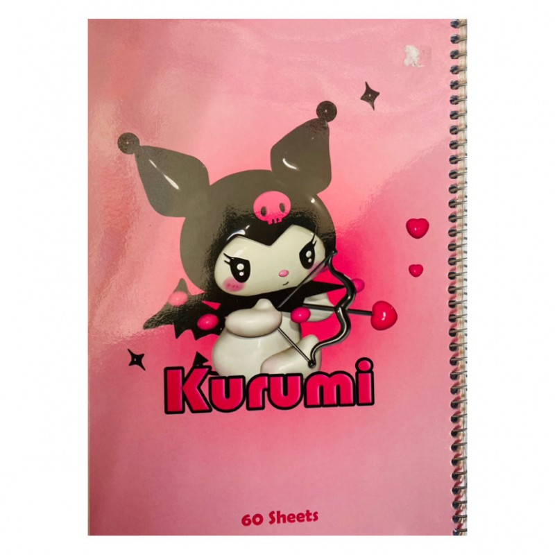 دفتر کرومی مجلد ۶۰ برگ سیمی وتوس