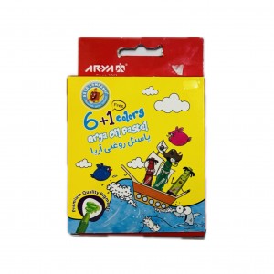 مدادشمعی _پاستل ۶رنگ آریا