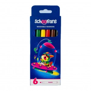 ماژیک ۶رنگ اسکول فنس