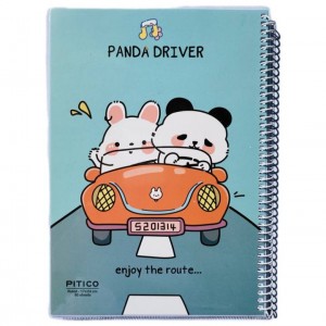 دفتر ۸۰برگ فنری مجلد پیتیکو کد 364