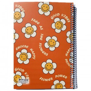 دفتر فنری ۸۰برگ پیتیکو