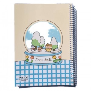 دفتر ۱۰۰برگ فنری پیتیکو کد ۳۳۵