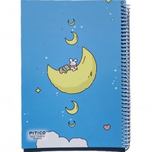 دفتر ۱۰۰برگ فنری پیتیکو کد ۳۳۵