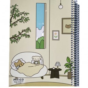 دفتر ۱۰۰برگ فنری پیتیکو کد ۳۳۵